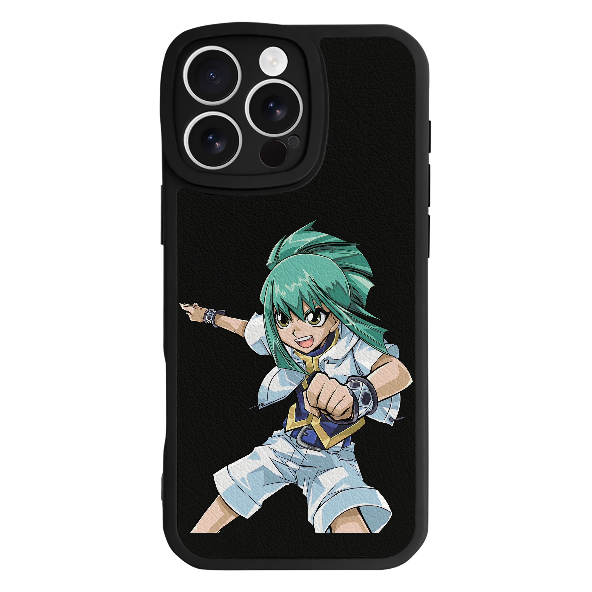 （画像用） 遊☆戯☆王 Yu-Gi-Oh! 【iPhone 16シリーズ対応】シリコンスマホケース（レザー調） 材質：シリコン